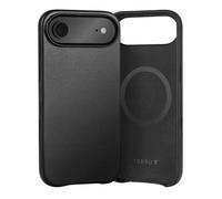 TORRO Coque en Cuir Compatible avec iPhone Air 6.5" 2025 - Cuir Véritable Compatible MagSafe, Etui Mince Pare-Chocs (Noir)