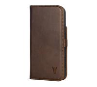 TORRO Étui en cuir pour iPhone 12 Pro Max (avec fonction de support) - Marron foncé