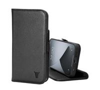 TORRO Étui en cuir pour iPhone 13 Pro (avec fonction de support) - Noir