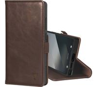 TORRO Galaxy S25 Ultra Housse en cuir (avec fonction support) - Marron foncé
