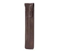 TORRO Housse Pencil Compatible avec Apple Pencil (Pro, USB-C, 2e et 1èr génération) - Coque en Cuir Véritable pour Apple Pencil avec Doublure en Microfibre (Marron Foncé)