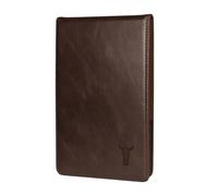 TORRO Porte-Carte de Score de Golf et Porte-carnet de Parcours Standard - Portefeuille pour Carte de Score de Golf et carnet de Parcours en Cuir véritable avec Boucle pour Crayon (Marron Clair)