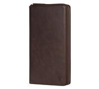 TORRO Portefeuille de Voyage Familial - Organisateur de Voyage en Cuir Véritable/Porte-Passeport Familial Portefeuille de Voyage pour 4 Passeports (Marron Foncé)