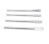 Torsadeur de fil à trous, cintreuse multifonctionnelle en acier de 17,2 cm/6,8 pouces, outil de torsion de fil à haute résistance pour la fixation du clip de clôture 4 pièces