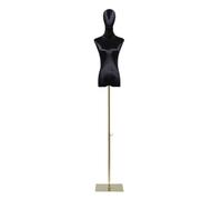 Torse féminine avec support réglable et rotation de la tête à 360° pour couture et présentation de vêtements