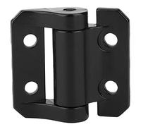 Torsion Hinge for Glass Door | Zinc Alloy & Steel Construction | 0-180 Degree Rotation, 16000 Cycle Performance | 17.8x28mm Mounting Holes, M4.8 Screw Size (Black1.2N.m)