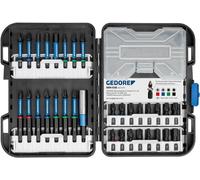 Torsions-Bit-Set 666-032 Jeu D'embouts De Qualité Supérieure Pour Professionnels Avec Coffret De Rangement Pratique Avec Porte-Embout