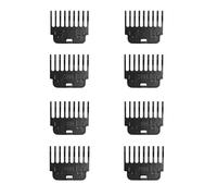 TorSor Lot de 8 guides de coupe T Outliner Guards T Blade 1,5 mm 2 mm 3 mm 4 mm Peigne de limite de fixation pour tondeuse à cheveux Lames de 28 mm de hauteur Vintage T9 Hauteur rasoir sans fil