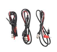 Torsten Sonde d'oscilloscope BNC vers bornes crocodiles de Alligator BNC à mini, mène BNC à double pile de câble banane