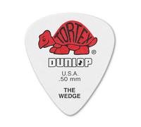 Dunlop Entertainment – Médiators 424P50 Tortex Wedge Player's Pack – 0,50 mm – Pack de 12