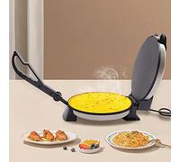 Tortilla Chapati Roti Presse Papad Maker Antiadhésive Machine à crêpes électrique en acier inoxydable Double face Chauffage électrique Pain plat Tacos en fonte Taco Tacopresse pour maison