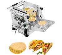 Tortillamaker électrique VEVOR, machine automatique pour la fabrication de tortillas de maïs avec revêtement antiadhésif & moules (5,5 pouces), pour la fabrication de Sopes Roti Pita Tortilla