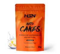 Tortites protéiques sans Gluten Keto Cakes en HSN | saveur beurre 2 kg = 40 prises par emballage | Protéine pancake Idéal pour le régime céthogène | Adapté aux végétariens sans sucre ajouté