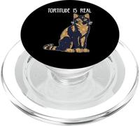 Tortitude is Real Tortue écaille de Tortue PopSockets PopGrip pour MagSafe