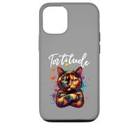 Tortitude Tortie Chat Écaille de Tortue Amoureux des Chatons Coque pour iPhone 12/12 Pro