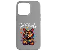 Tortitude Tortie Chat Écaille de Tortue Amoureux des Chatons Coque pour iPhone 15 Pro Max