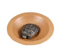 Tortoise Food Dish, Reptile Feeding Dish, Amphibian Water Bowl, Bearded Dragon Container with Shallow and Accessible Design for Serving Meals Or Water to Pets, 1 Piece
