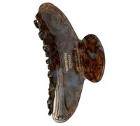 Tortoise Hair Clip - Cellulose Acetate Claw | Large Marble Hairpin, Non-Slip French Style Accessory, Strong Hold Barrette For Women Thick Fine Strands, Luxury Leopard Print,