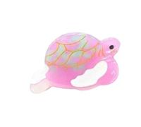 Tortoise Shaped Hair Barrette Pvc 4cm in 4 Hues for School Travel Gatherings Pvc Tortoise Hairpin
