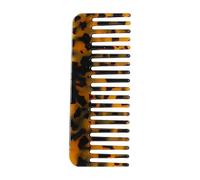 Tortoise Shell Comb, Antistatic Comb, Wide Tooth, Smooth Glide for Wet & Dry Hair, Marbled Design, Compact Pocket Size, Travel-Friendly, Ideal for Thick and Everyday Care