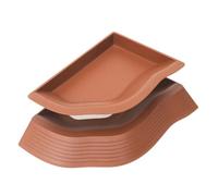 Tortoise Water Dish, Decorative Snake Water with Ramp, Feeder Tray for Animals, Aquarium Decoration, Anti-Slip Feeding Stand, and Functional Feeding Accessories