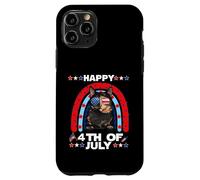 Tortoiseshell Cat Happy 4th of July Patriotic American Cats Coque pour iPhone 11 Pro