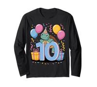 Tortue 10e anniversaire garçon fille 10 ans dixième dix tortue Manche Longue