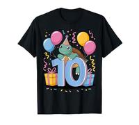 Tortue 10e anniversaire garçon fille 10 ans dixième dix tortue T-Shirt
