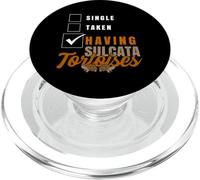 Tortue Africaine Tortue éperon Sulcata Tortue PopSockets PopGrip pour MagSafe