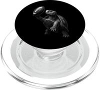 Tortue American Football Sports Amoureux des Reptiles PopSockets PopGrip pour MagSafe
