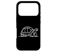 Tortue Art Linéaire Faune Illustration Animale Coque pour iPhone 17 Pro
