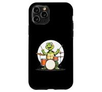 Tortue batteuse - Dessin Musical Amusant Coque pour iPhone 11 Pro