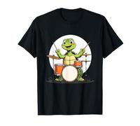 Tortue batteuse - Dessin Musical Amusant T-Shirt