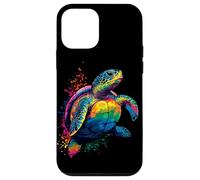 Tortue Coloré Popart Arc-en-Ciel Reptile Douceur des Tortues Coque pour iPhone 12 Mini