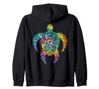 Tortue colorée aquarelle Maori Ocean Scuba S-XXXL Sweat à Capuche