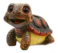 Tortue créative à suspendre pour décoration de jardin, aquarium, bureau, pendentif animal en résine avec artisanat artisanal et construction en résine synthétique (tortue)