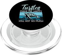 Tortue d'animaux Marins - Les Tortues me rendent Heureux Que Vous ne Soyez Pas Tellement PopSockets PopGrip pour MagSafe