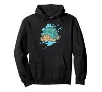 Tortue dans Un Animal Japonais Style Kawaii Sweat à Capuche