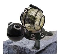 Tortue de jardin décorative étanche en forme de tortue | Décoration de pelouse avec lampe solaire pour extérieur, patio, passerelle, pelouse, cour, porche