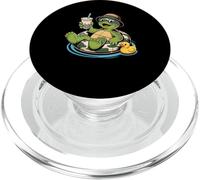 Tortue de Mer Boba Perle Thé au Lait Tortues PopSockets PopGrip pour MagSafe