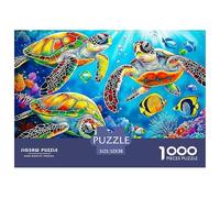 Tortue de mer colorées Pièces À Structure Solide Parfait pour Renforcer Les Capacités De Résolution Et Profiter du Temps Libre 52x38cm/1000pcs