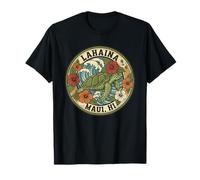 Tortue de mer de Lahaina Maui Vacances Hawaï Tropical Hawaï T-Shirt