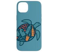 Tortue de mer fabriquée en Plastique océan, Design respectueux de l'environnement Coque pour iPhone 14 Plus