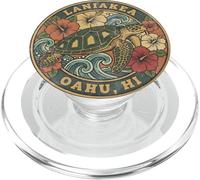 Tortue de mer Laniakea, Oahu, Hawaï, Vacances Tropicales hawaïennes PopSockets PopGrip pour MagSafe