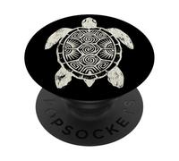 Tortue de mer Maya aztèque Patrimoine Tribal mex PopSockets PopGrip Adhésif