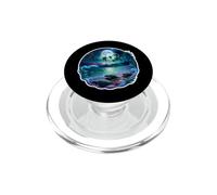 Tortue de mer Nuit sur la Plage sous Le Ciel étoilé Art d'été PopSockets PopGrip pour MagSafe