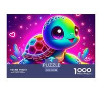 Tortue de mer, Puzzle De 1000 Pièces, Défi De Réflexion Captivant Offrant Plaisir Et Détente, Activité Agréable pour Moments Solitaires Ou Partagés, Adapté Aux 12 Ans Et Plus, 52x38cm/1000pcs