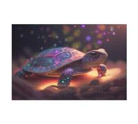 Tortue de mer Puzzles Adulte 1000 Pieces Cadeau Famille Puzzle Classique 3D Puzzle EnfantsJouet en Bois Cadeau Unique Décoration Intérieure (75×50cm)