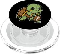 Tortue de Rugby avec Balle Dessin animé PopSockets PopGrip pour MagSafe