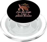 Tortue éperon Africaine pour Animal Domestique Sulcata PopSockets PopGrip pour MagSafe